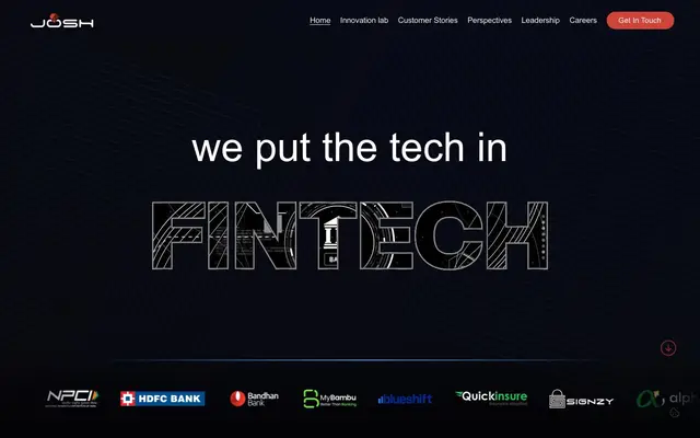 Josh Software Private Limited website