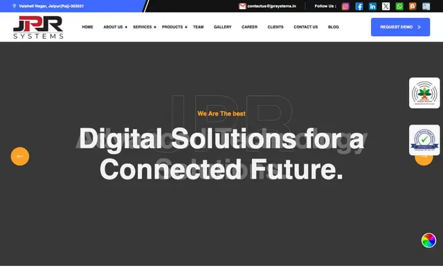 JPR SYSTEMS PVT LTD website