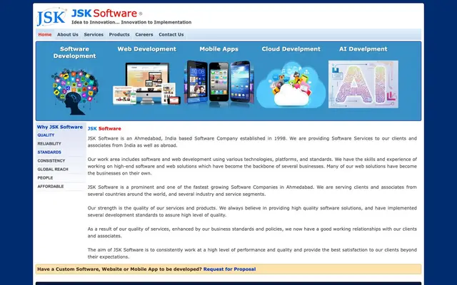 JSK Software website