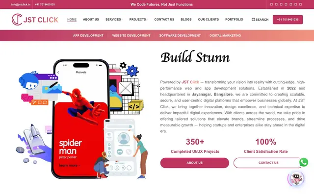 JST CLICK website