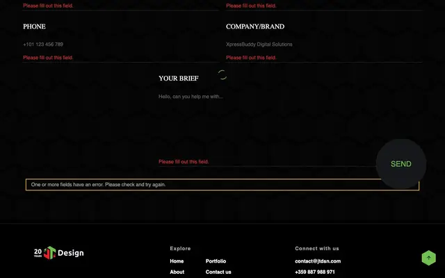 JT Design website