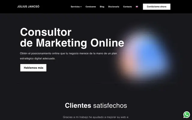 Diseñador Web Madrid | SEO | Freelance - Július Jancsó website