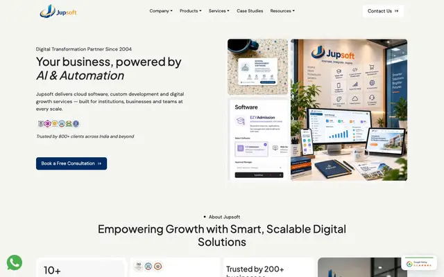 Jupsoft Systems Private Limited website