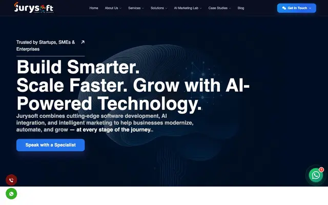 Jurysoft Global Pvt Ltd website