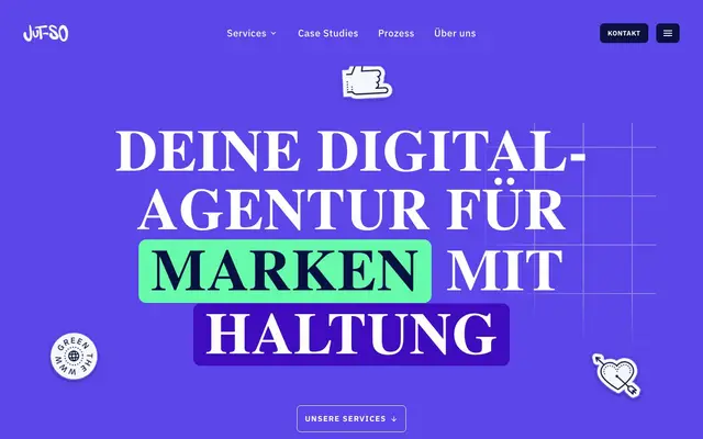 jut-so Digitalagentur website