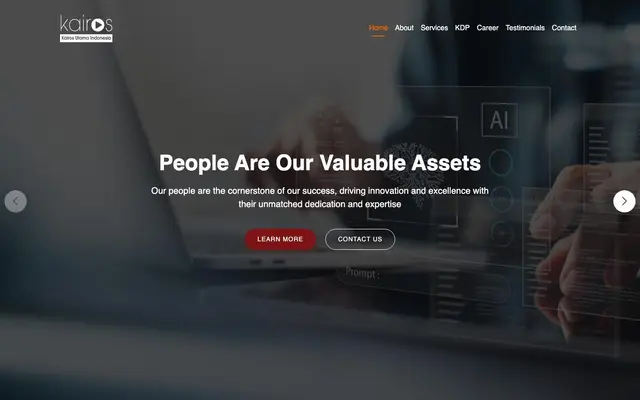 Kairos Utama Indonesia website