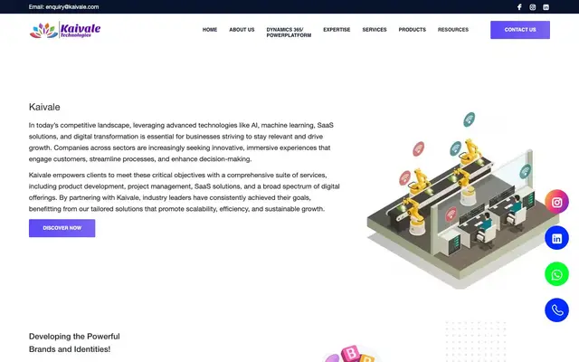 Kaivale Technologies website