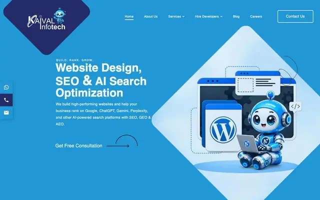 Kaival Infotech website