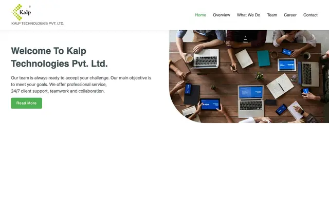 Kalp Technologies Pvt Ltd website