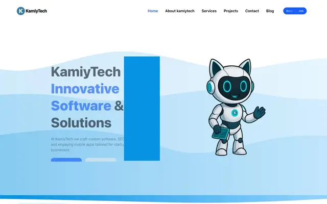 KamiyTech | Custom Software and Website Development Company website