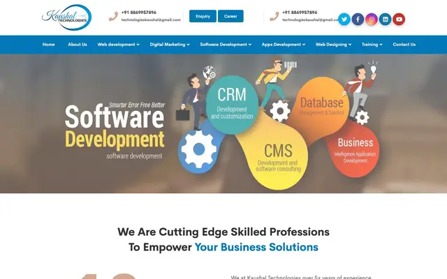 Kaushal Technologies - Web Designing Company website