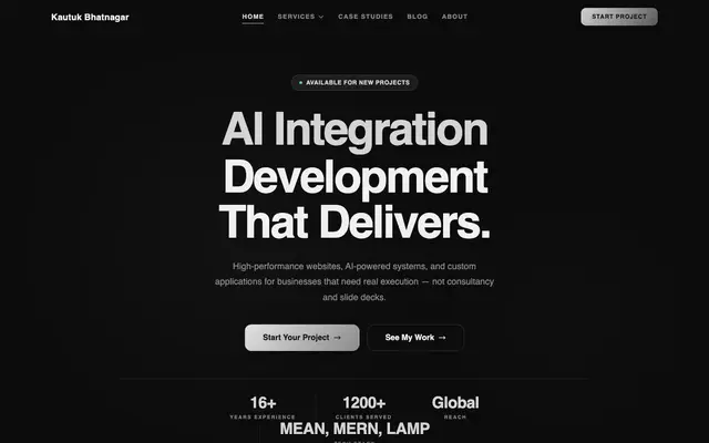 Kautuk Bhatnagar website
