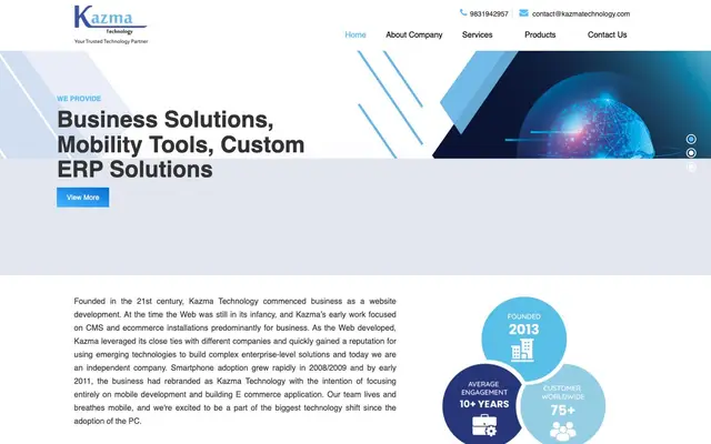 kazma technology website