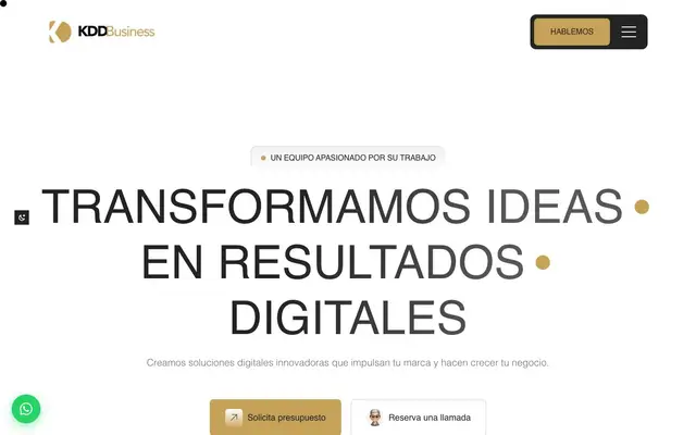 KDD Business website