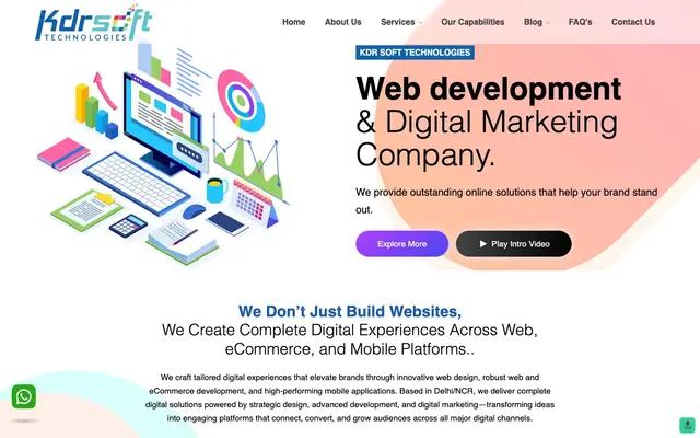 kdrsoft Technologies - Website Designing Company in Dwarka Delhi website