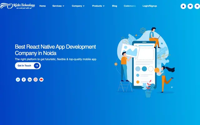 Kickr Technology website