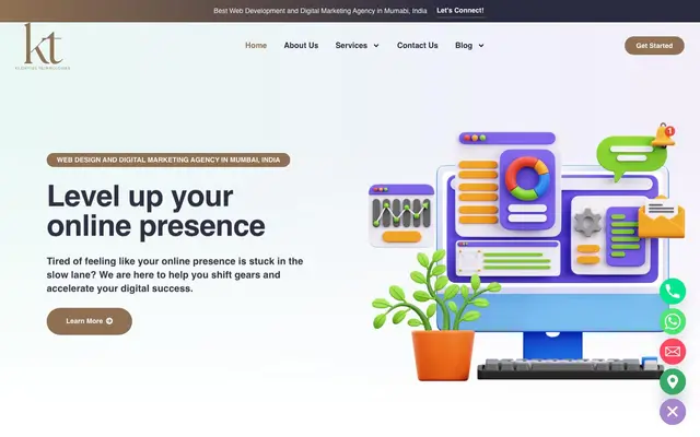 KiloBytes Technologies website