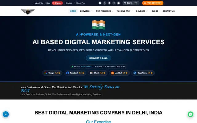 King of Digital Marketing website