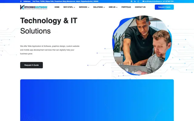 Kistechnosoftware website