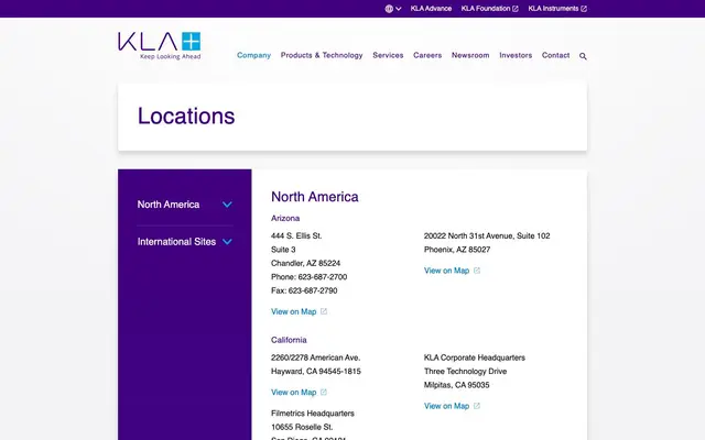 KLA-Tencor Software website