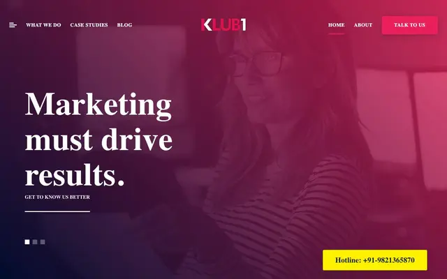 Klub1 website