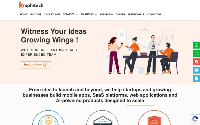 Kmphitech LLP website