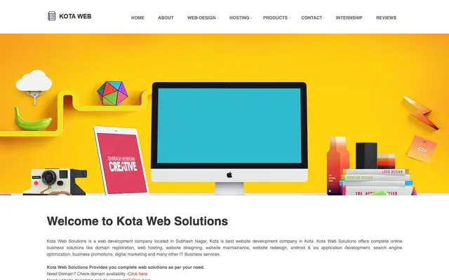 KOTA WEB SOLUTIONS website