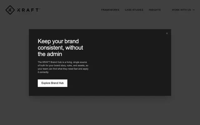 KRAFT designsmiths® website