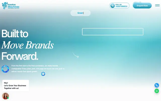 Kreative Machinez website