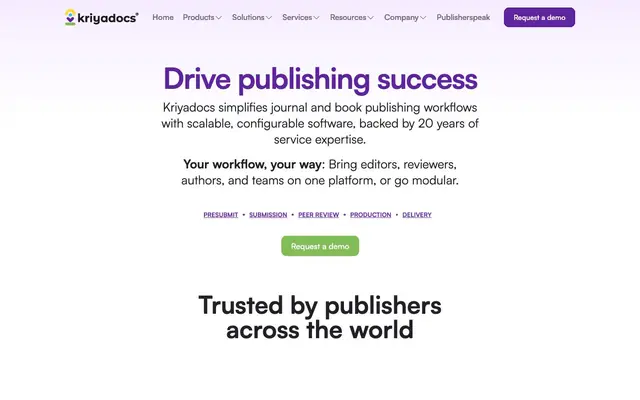 Exeter Premedia Services Pvt. Ltd. website