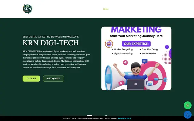 KRN DIGI-TECH website