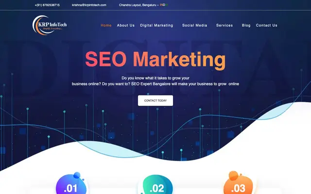 KrpinfoTech website