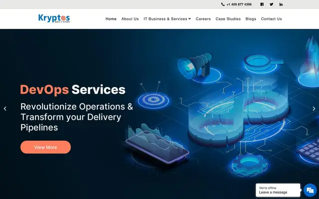 Kryptos - Make IT simple website