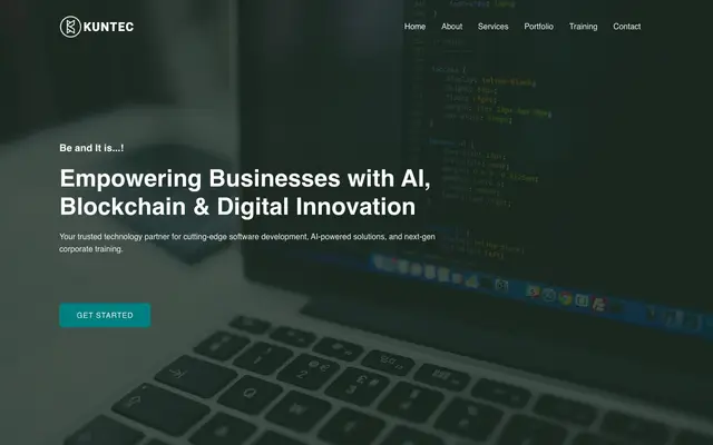 Kuntec Online Services Pvt. Ltd. website