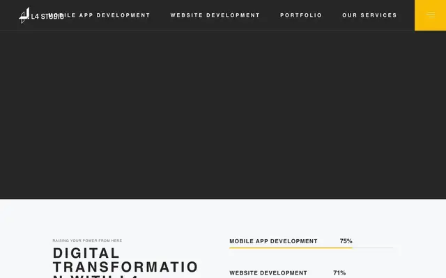 L4 studio - Leading software development company in Vietnam website