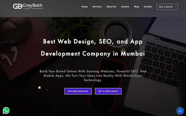 GreyBath Technology PVT LTD (LAKSN Technologies) Web Design App Development SEO Company Mumbai website
