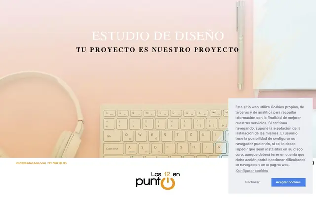 Las 12 en Punto S.L website