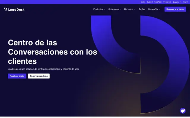 LeadDesk SL website