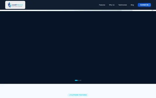 LeadInteract by lint software solutions website