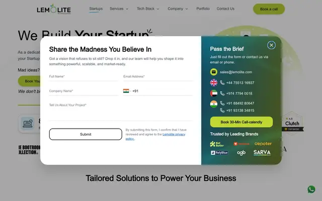 Lemolite Technologies LLP website