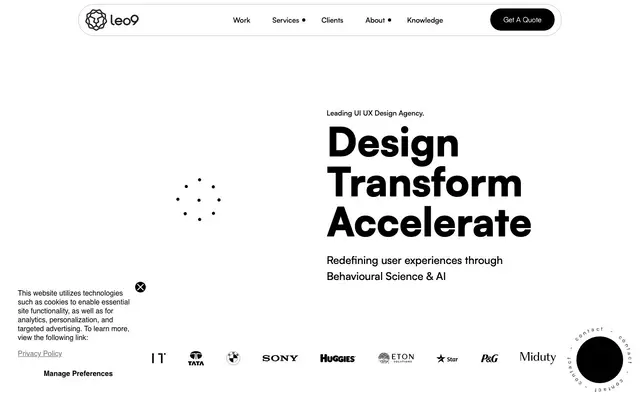 Leo9 Design Private Limited website