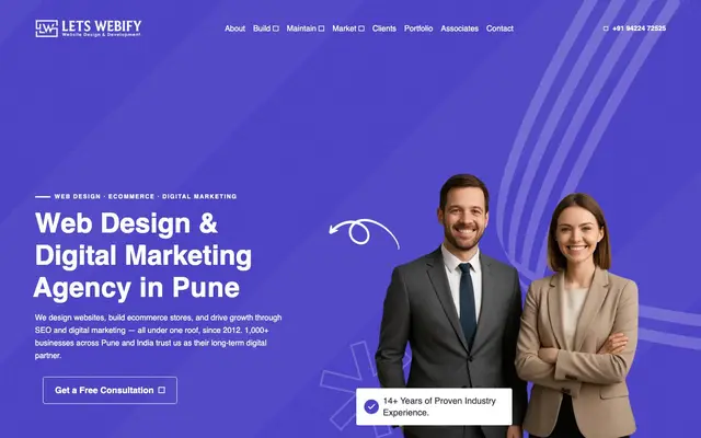 Lets Webify website