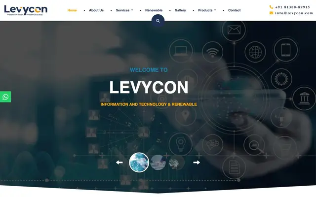 Levycon India Pvt. Ltd website