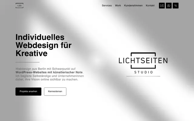 LICHTSEITEN Studio website