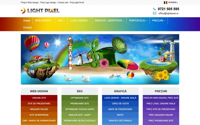 Light Pixel Web Design S.R.L. website