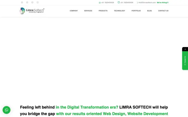 Limra Softech India Pvt Ltd website