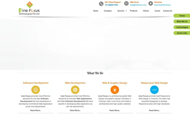 Line Focus website