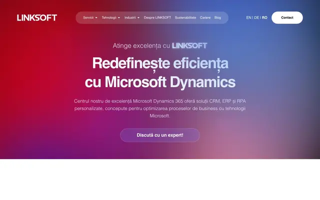 LINKSOFT - Business Solutions Development website