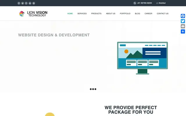 Lion Vision Technologies website