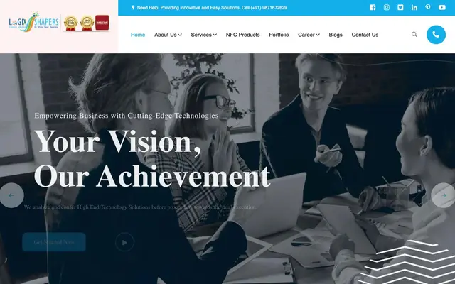 Logix Shapers Offshore Services Pvt. Ltd. website